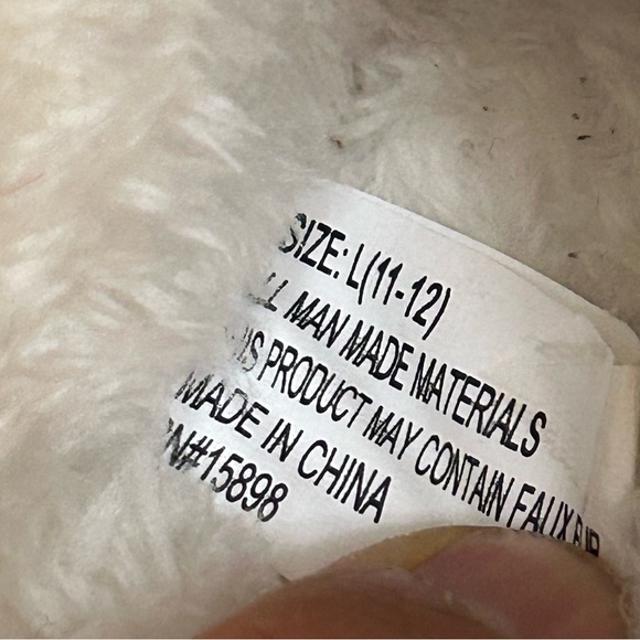 Playboy Plaid Red and Black Slippers with White Fleece Lining - Picture 8 of 8